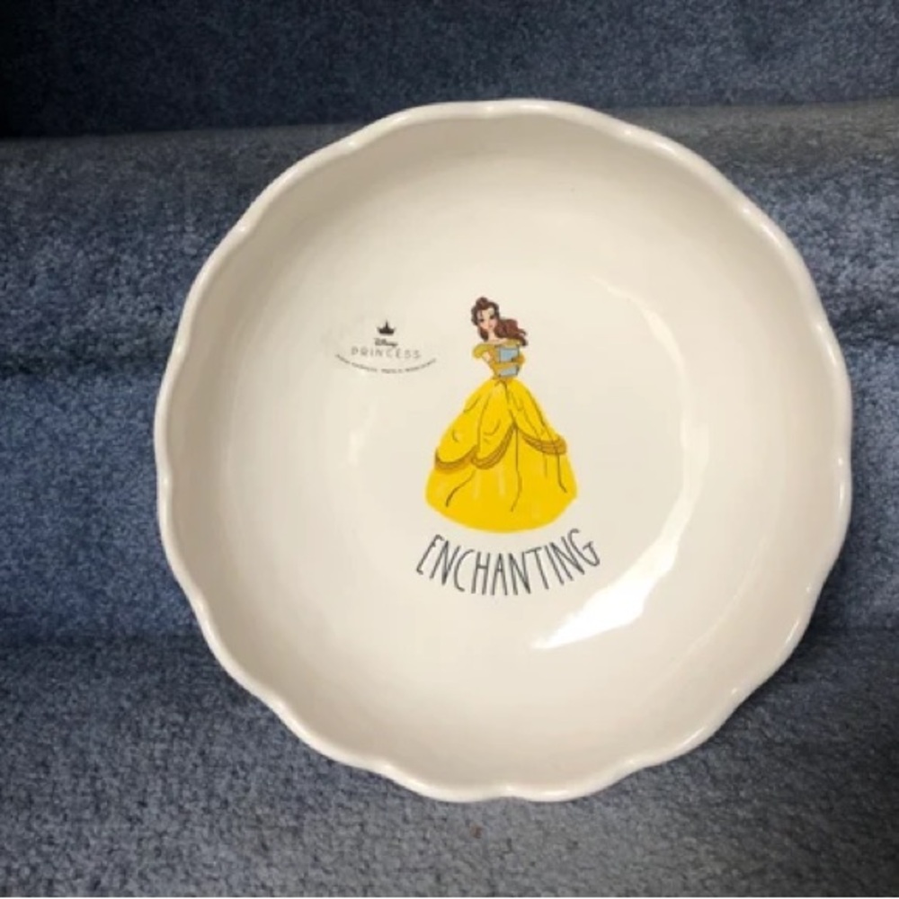 Disney Princess Enchanting Bowl - Yellow and White